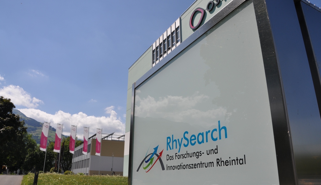 RhySearch mit Sitz in Buchs strebt die Anerkennung als Technologiekompetenzzentrum von nationaler Bedeutung durch den Bund ab dem Jahr 2025 an.