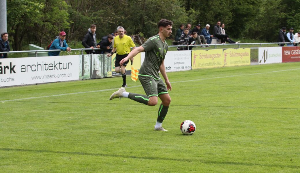  Bis zum Strafraum funktionierte das Spiel des FC Buchs im Match gegen den FC Rheineck bestens – es haperte aber an der Chancenverwertung. 