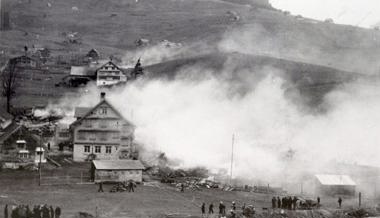 Jahresbeginn mit Stromknappheit und Dorfbrand in Stein: Ereignisse vor 75 Jahren