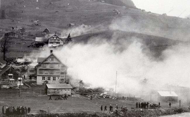 Jahresbeginn mit Stromknappheit und Dorfbrand in Stein: Ereignisse vor 75 Jahren