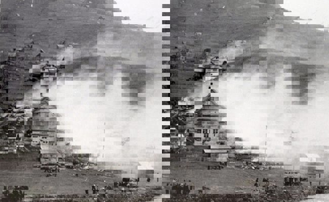 Jahresbeginn mit Stromknappheit und Dorfbrand in Stein: Ereignisse vor 75 Jahren