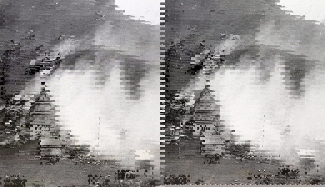  Am 29. März wurde das Dorf Stein im Obertoggenburg von einem grossen Brandunglück betroffen.