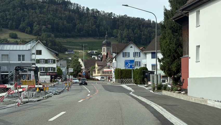Der Unfall ereignete sich auf der Hauptstrasse in der Nähe des Kreisverkehrs Berneckerstrasse/Hauptstrasse/zollstrasse.