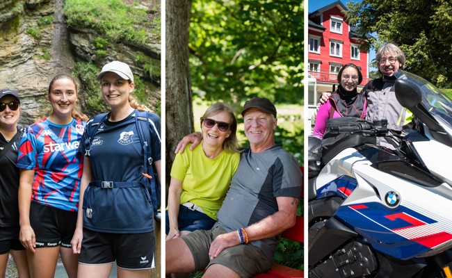 Auf Durchreise oder zu Gast: Die Thurwasserfälle ziehen alle an