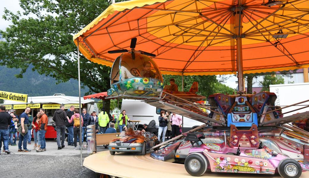 Das Karussell war bei den jüngsten Besucherinnen und Besuchern sehr beliebt. 