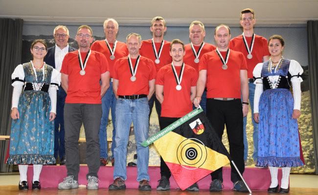 Silbermedaille für Gamser Tellschützen an den Mannschaftsmeisterschaften