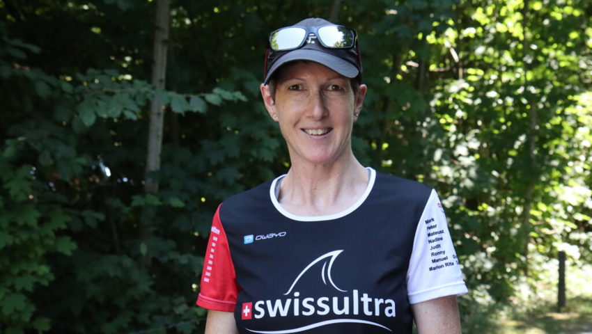  Hildi Helbling ist stolz auf das Erreichte am Swissultra in Buchs. 