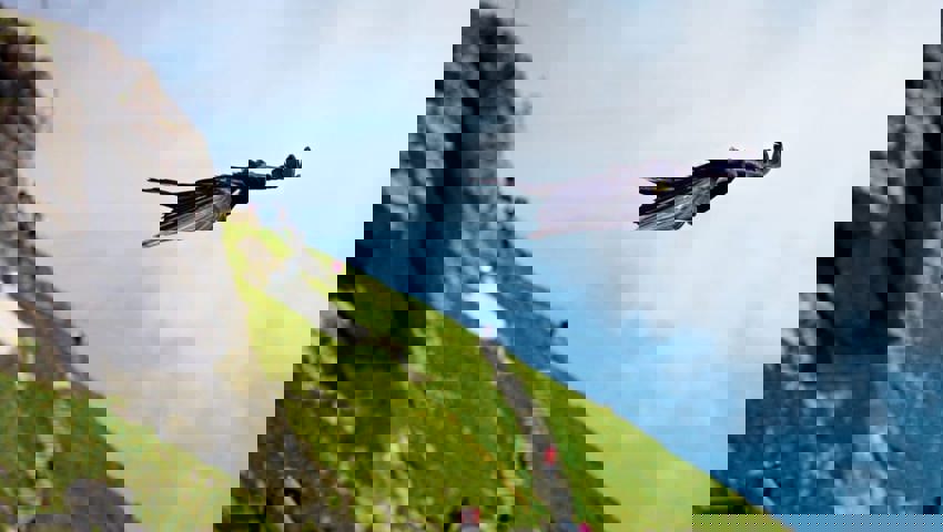  Nimmt das Nahrungsangebot in den Bergen ab, fliegen Alpendohlen auch ins Tal. 