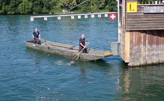 Ein erfolgreiches Wettfahren auf dem Rhein