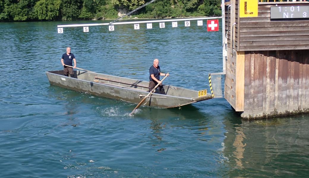 Ein erfolgreiches Wettfahren auf dem Rhein