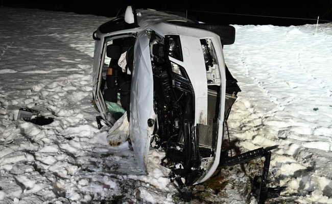 46-Jähriger baut in Oberschan Selbstunfall in nicht fahrfähigem Zustand