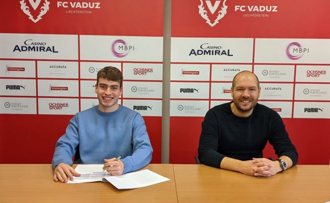 Zurück in die Heimat: Der Buchser Fussballer Tim Staubli spielt nun für den FC Vaduz