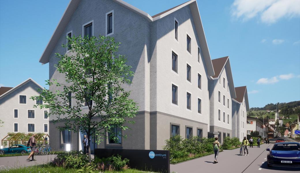 28 neue Wohnungen und ein Ärztezentrum für Gams: Die «Chäsi»