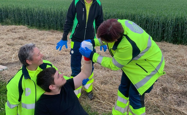 Für Erste Hilfe allzeit bereit