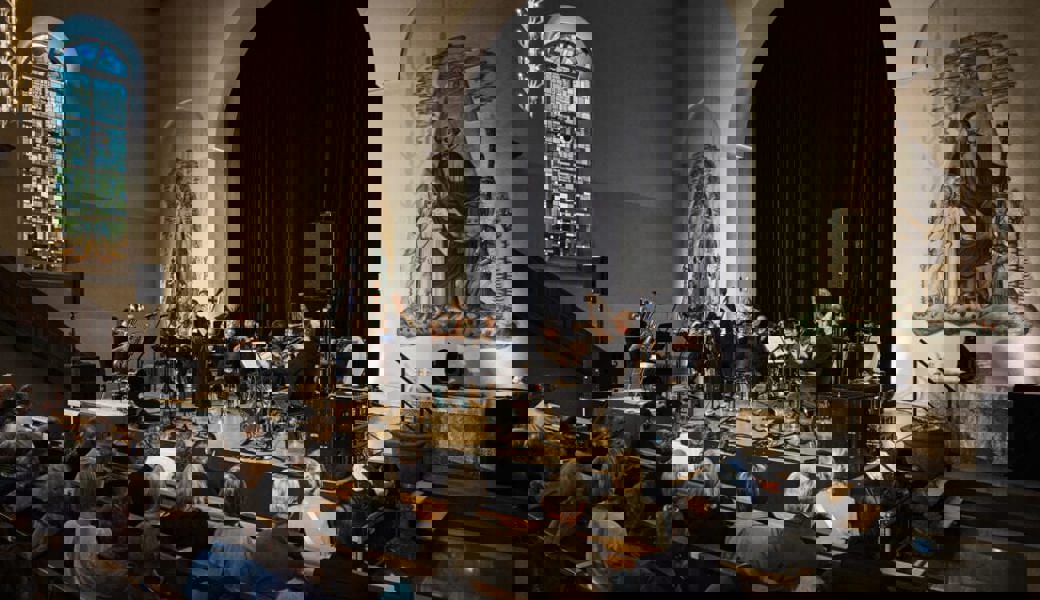  Im zweiten Teil der Veranstaltung gab es ein fulminantes Konzert in der Propstei Alt St. Johann. 