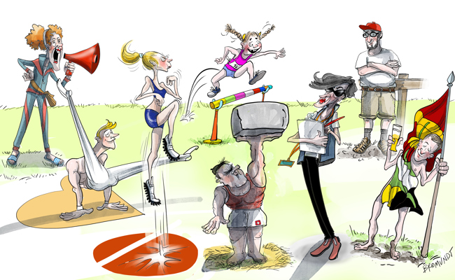 Oberturnerin, Fähnrich oder Jugikind? Diese Typen trifft man an Turnfesten