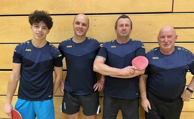Der Tischtennisclub belegt nach der 5.-Liga-Vorrunde die Ranglistenspitze