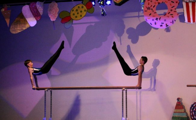 Turnende Popcorns, durch Reifen springende Tiger und Zauberer: Manege frei für den Turnverein