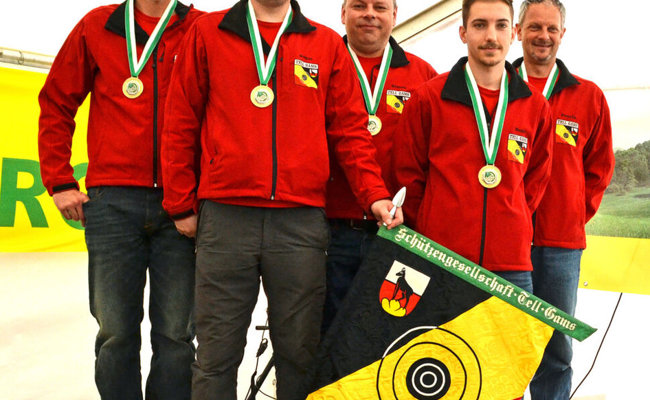 Die Tell-Schützen sichern sich erneut den Kantonalmeistertitel in ihrer Kategorie