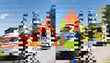 Fünf Jugendliche bei Feuer verletzt