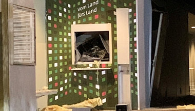 Schon wieder: Bancomat in den frühen Morgenstunden gesprengt. Fahndung vorerst erfolglos