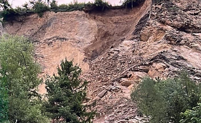 Moränenabbruch am Montagabend in Vaduz - Bevölkerung nicht in Gefahr