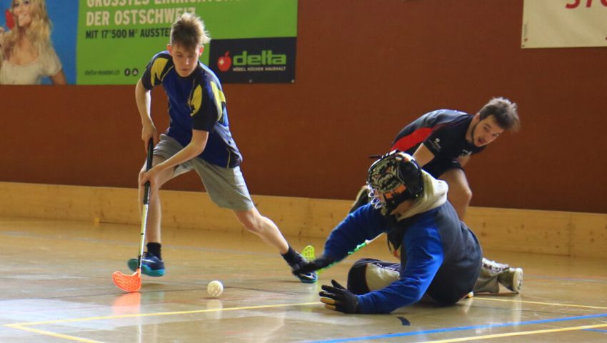 Der STV Salez-Haag will 2023 wieder für Spektakel am Unihockeyturnier sorgen. 