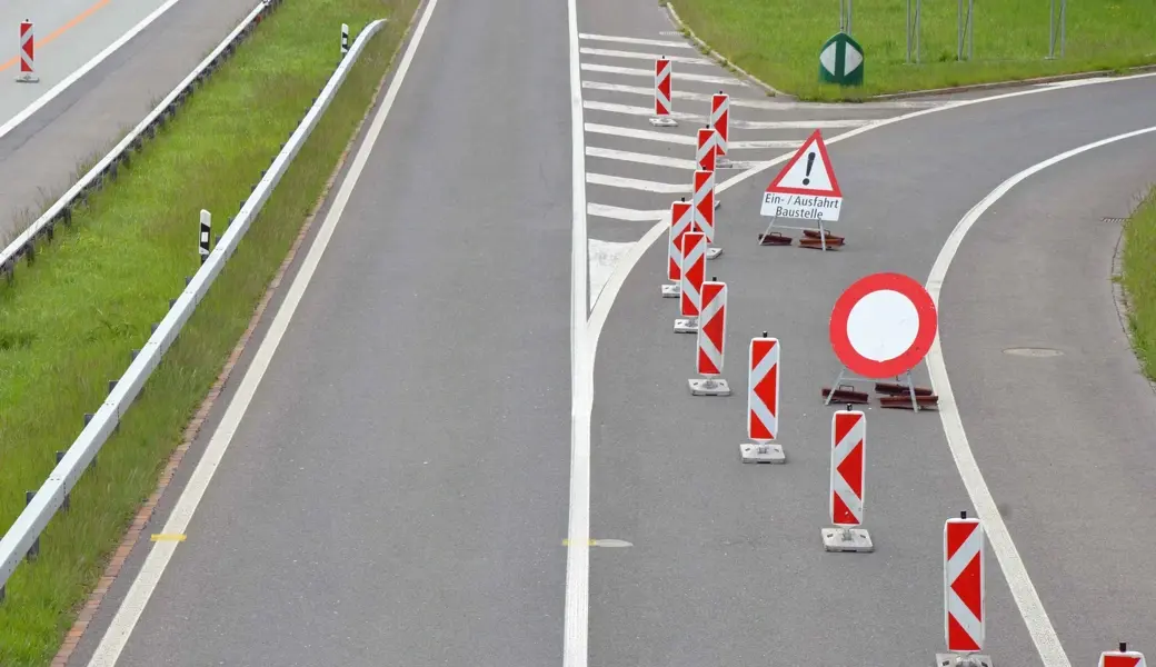 Der Autobahnanschluss bei Sargans wird aufgrund von Belagsarbeiten teileweise gesperrt.