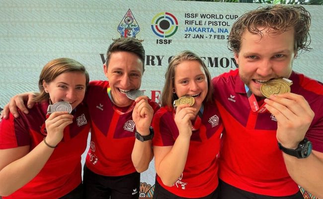 Sportschütze Christoph Dürr doppelt nach: Abermals Silber am Weltcup