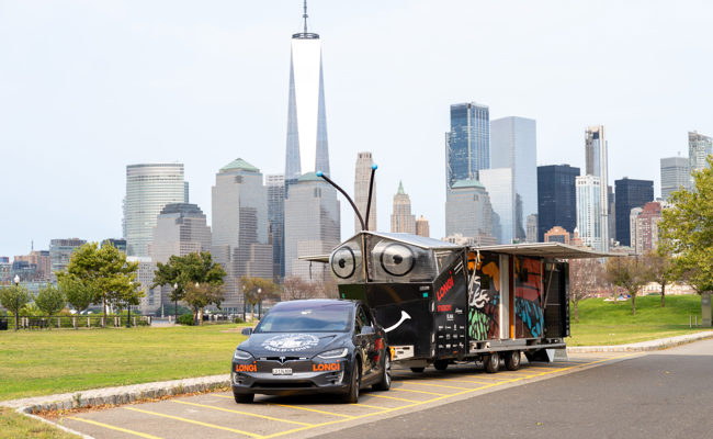 Der «Solar Butterfly» ist auf Weltreise und macht Halt in Wartau