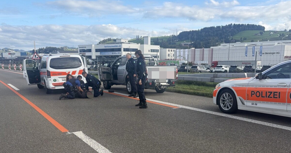 Man steals car in Oberriet - | Police catch him on the motorway in St ...