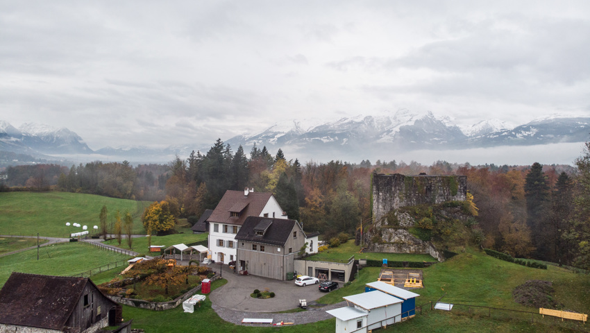  Die Renovation schreitet voran: Das Denkmalschutz-Projekt Ruine Forstegg, Salez, soll mit Geldern aus dem Lotteriefonds unterstützt werden. Archivbild: PD