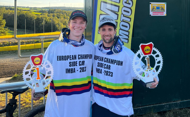 Seveler holt EM-Titel im Seitenwagen-Motocross