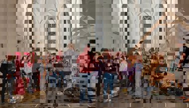 Die Proben für das Weihnachtsmusical laufen auf Hochtouren