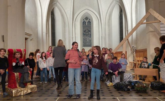 Die Proben für das Weihnachtsmusical laufen auf Hochtouren