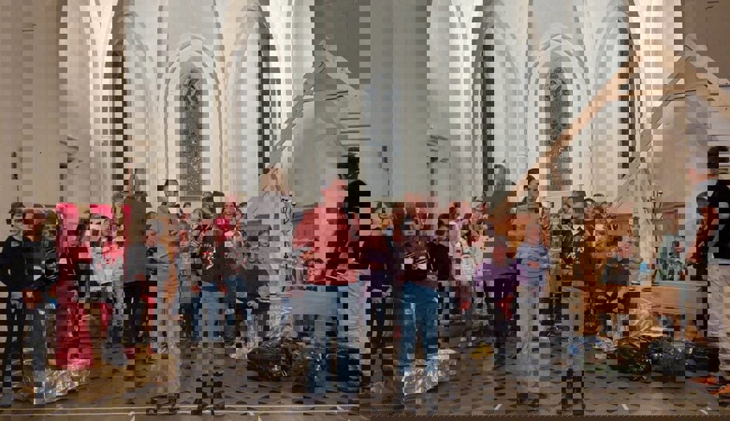  Wo ist Maria? Ohne Kostüm ist während den Proben vieles noch verwirrend. 