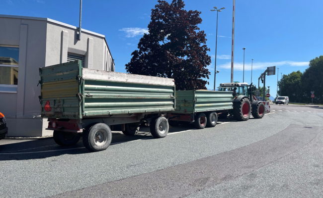 Landwirt angezeigt: Anhänger wies eine Überlast von 290 Prozent auf