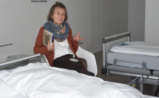 Ulrike Wolitz hat ein offenes Ohr für die Anliegen der Patientinnen und Patienten im Spital