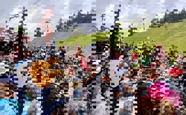 Hiking Sounds machte Halt im Wandergebiet Oberdorf, die zweite Station dieser Eventserie