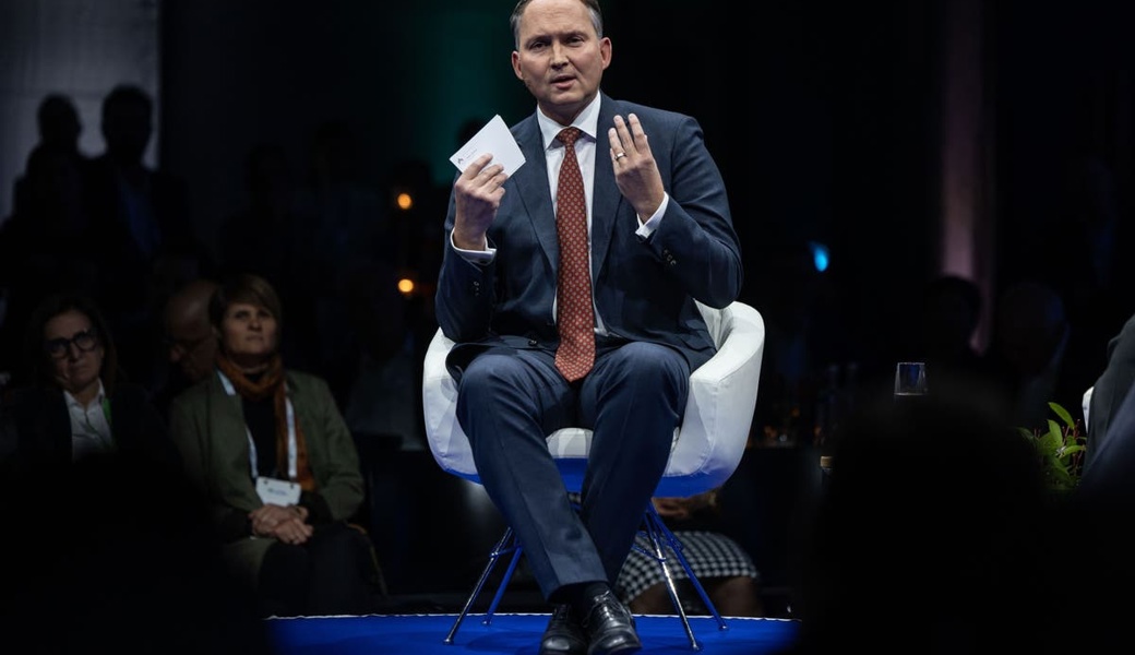 Stellt einen überraschenden Plan vor: FDP-Nationalrat Simon Michel diese Woche an einer Veranstaltung in Luzern. 