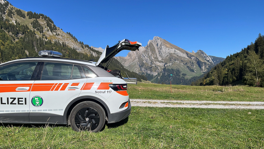 Der Waldbrand ereignete sich bei der Alp Vordergräppelen.