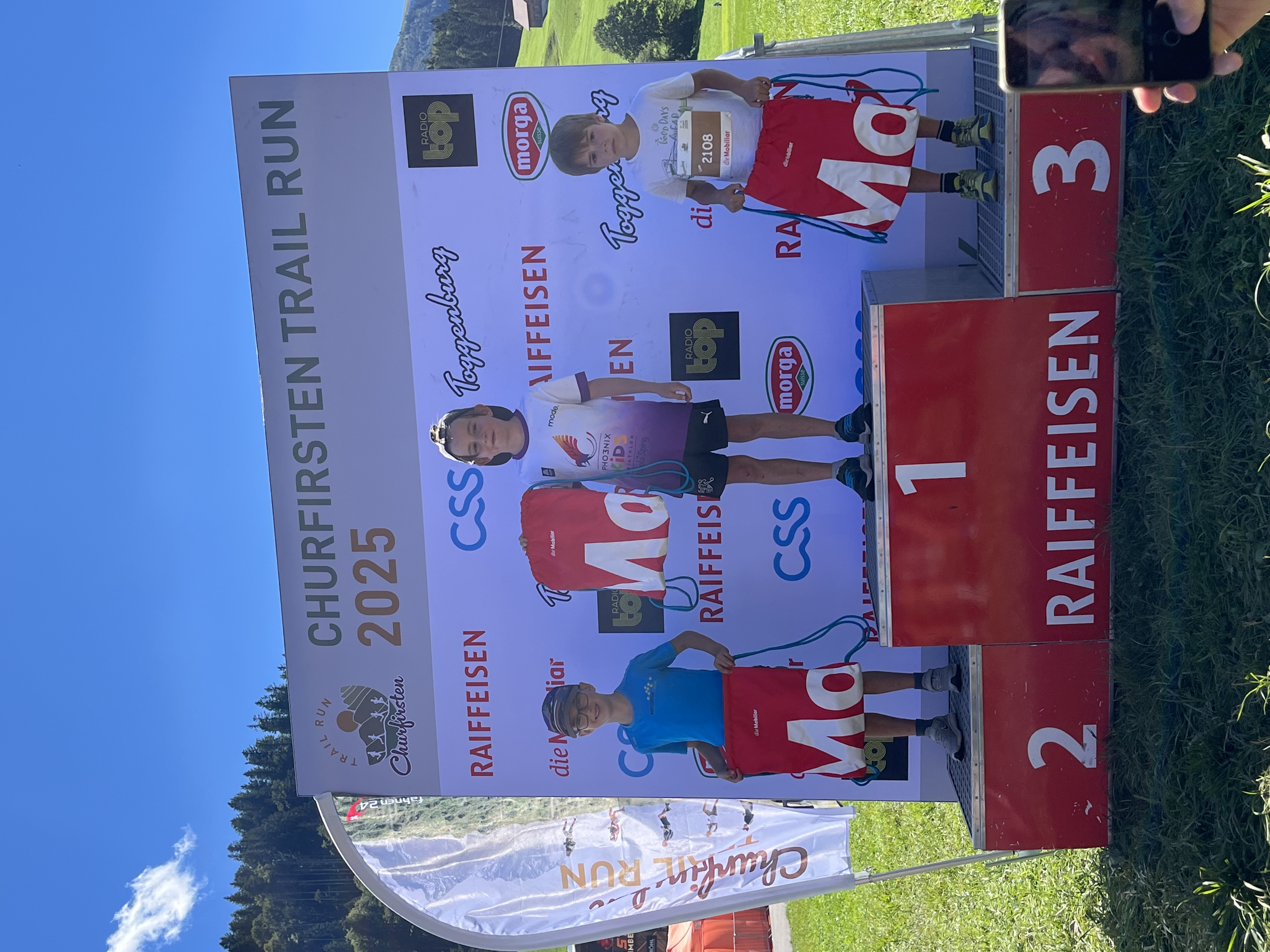 Noah Diezig auf dem zweiten Platz.