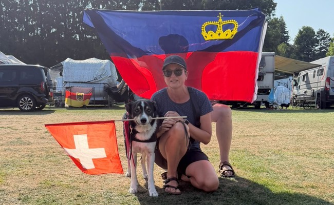 Mit zwei Hunden erfolgreich um Podestplätze gekämpft