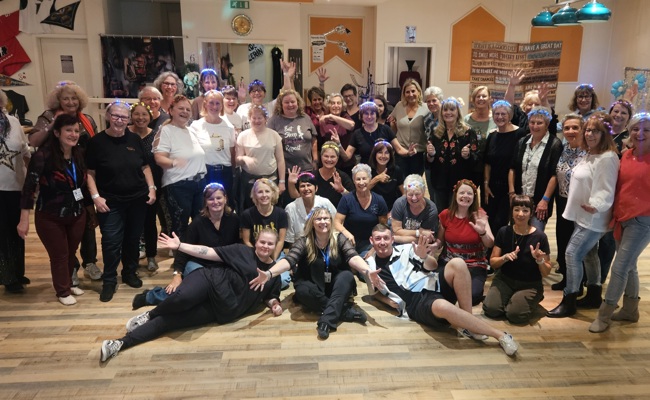 Ein Line-Dance-Profi aus Schottland wusste zu begeistern