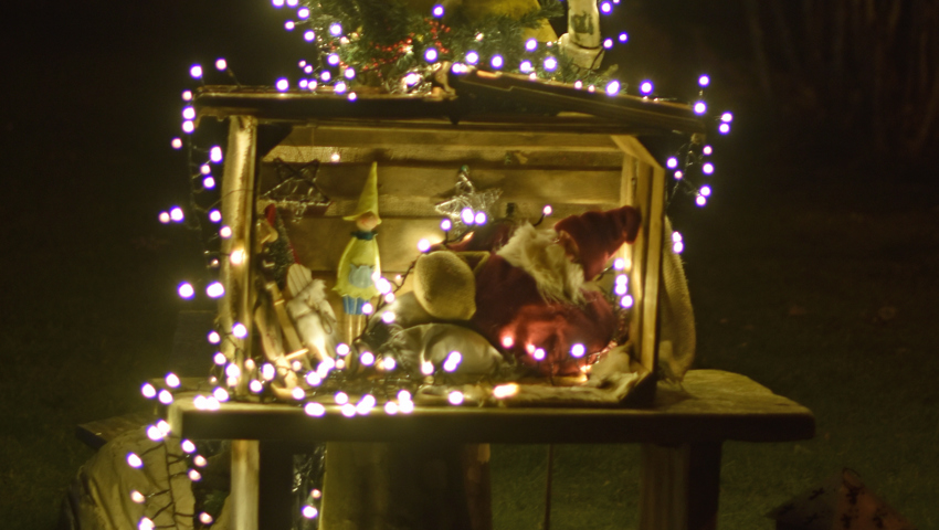 Bei Familie Eggenberger am Gonzenweg 10 ist der Samichlaus etwas müde.