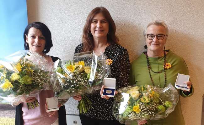 Drei Samariterinnen erhielten die höchste Auszeichnung