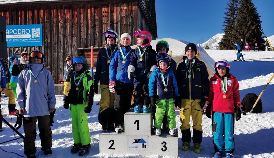 Grabser Schülerrennen: Packender Skisport bei Kaiserwetter