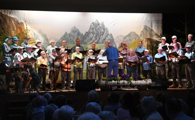 Männerchor lud zum musikalischen Frühling in den Bergen
