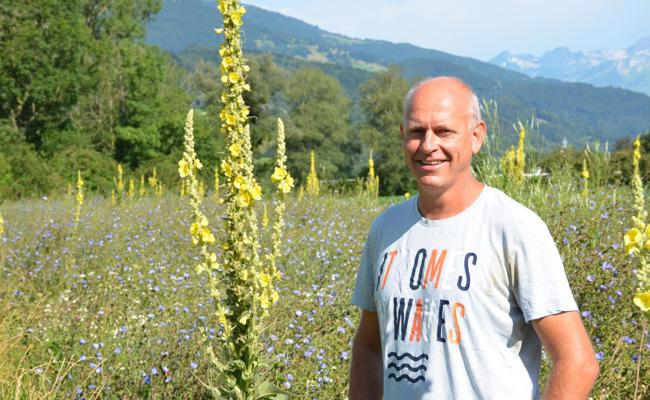 Heinz Müller bereitet Bienen, Hummeln und co. eine grosse Freude