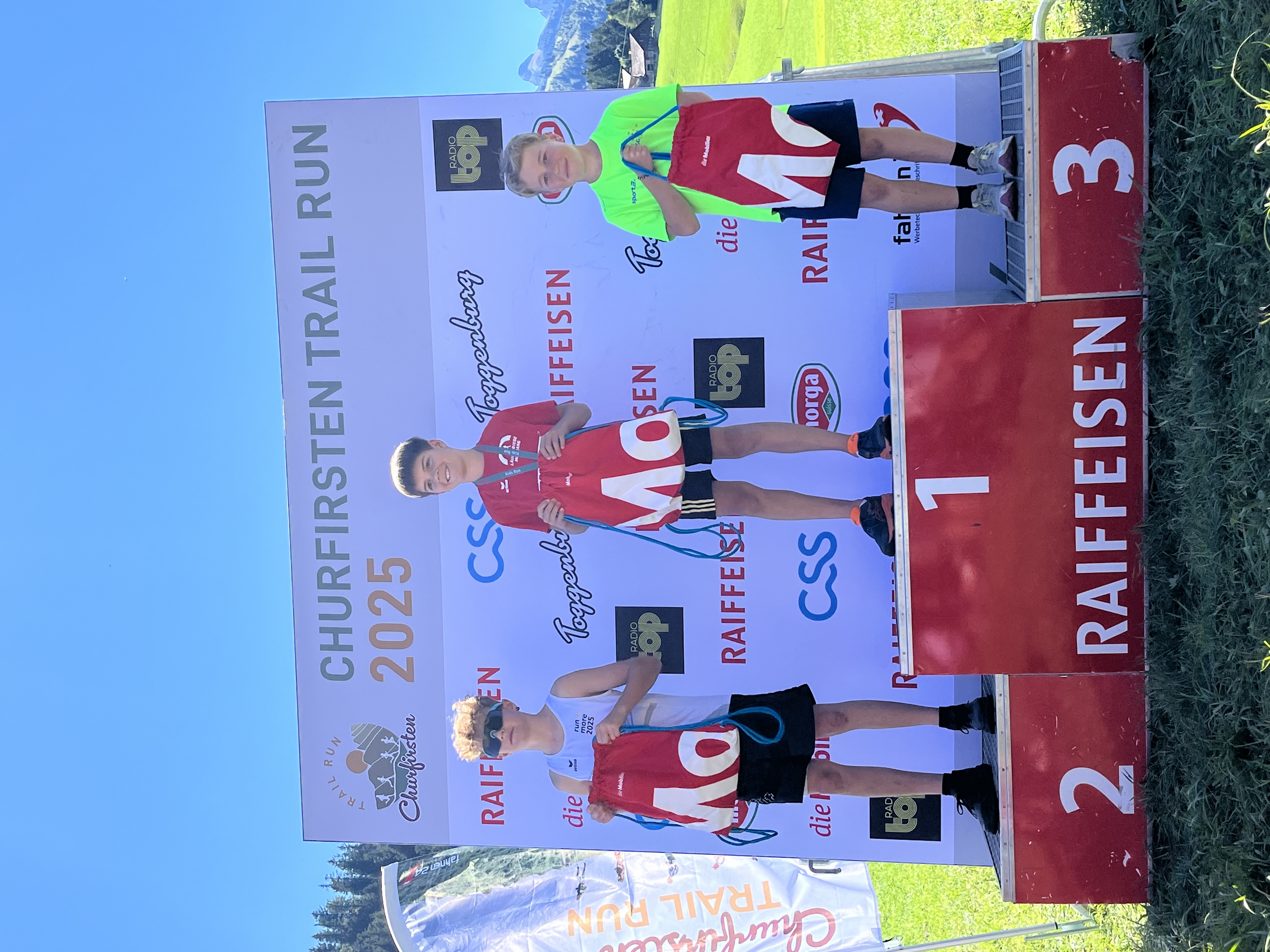 Joel Huser auf dem dritten Platz.